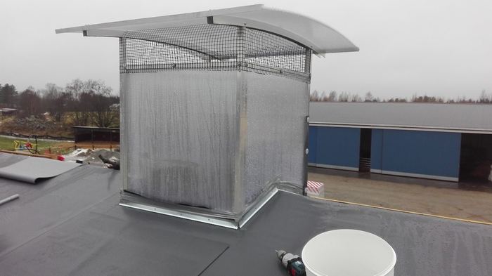 2016 - PVC lauda katus 1400 m², Savonlinna